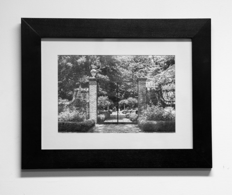 Sample Framed Photo, how to decorate with black and white art, matted print with black frame, Top Tips for Hanging Artwork