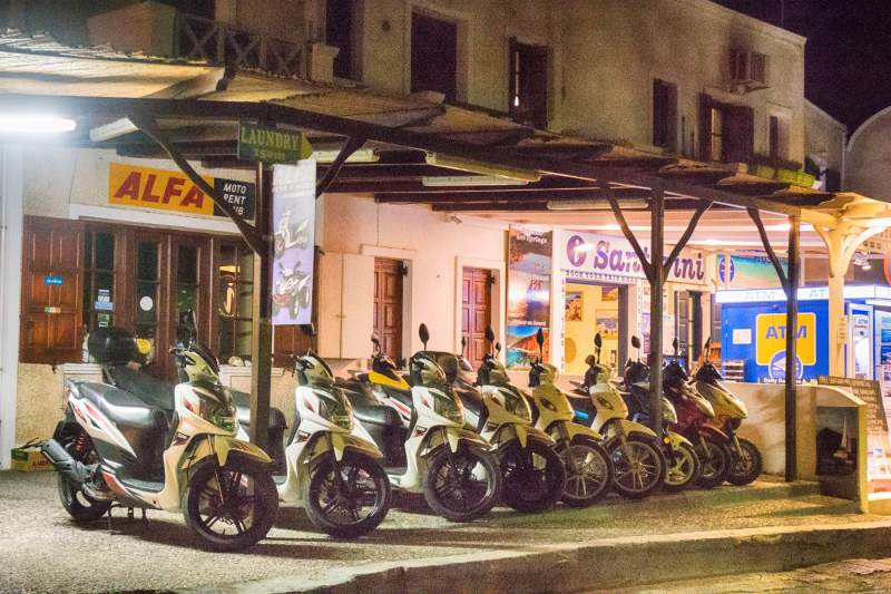 Santorini Cycles, Santorini Greece Color Photos