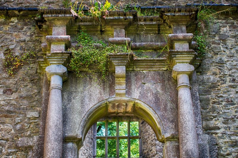 Stone Archway with Two Columns