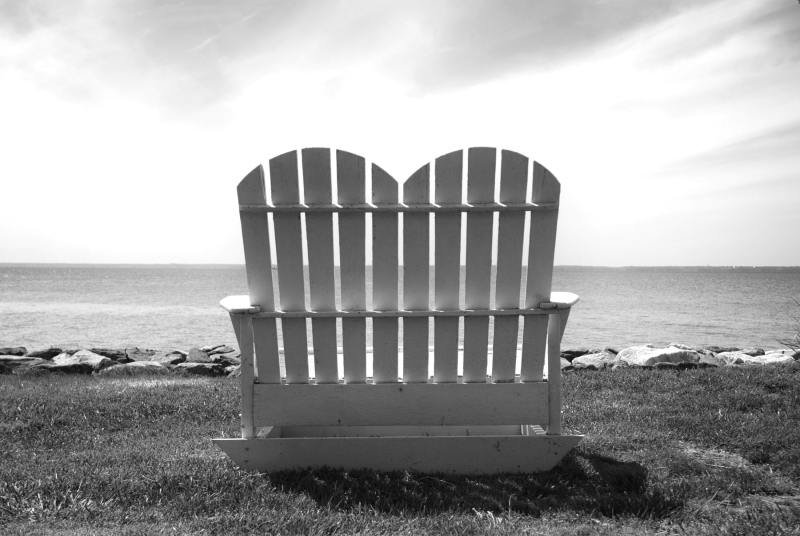 Adirondack Glider Black Walnut Point