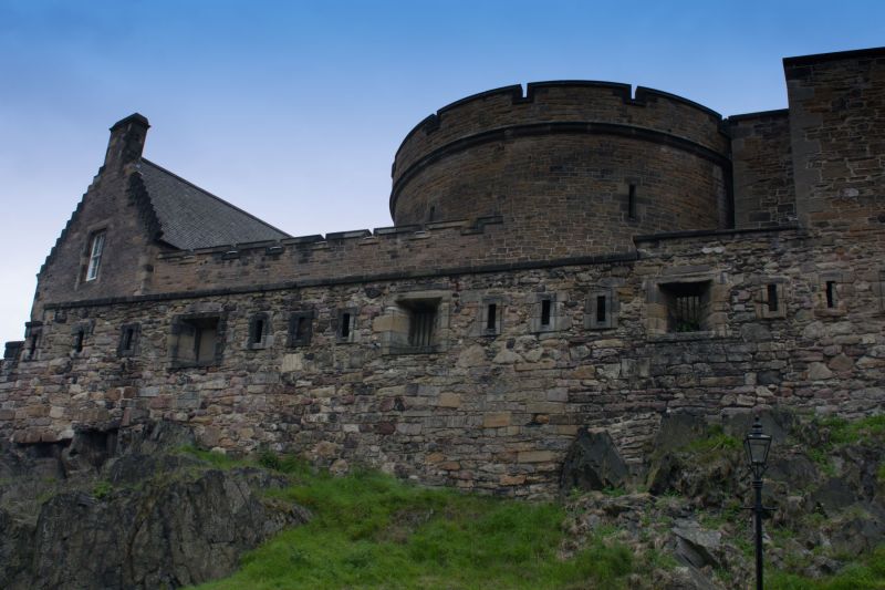 Edinburgh Castle, Scotland Color Photography