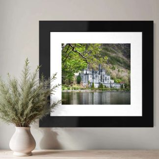 Framed Print Kylemore Abbey in Color, West of Ireland Color Photography