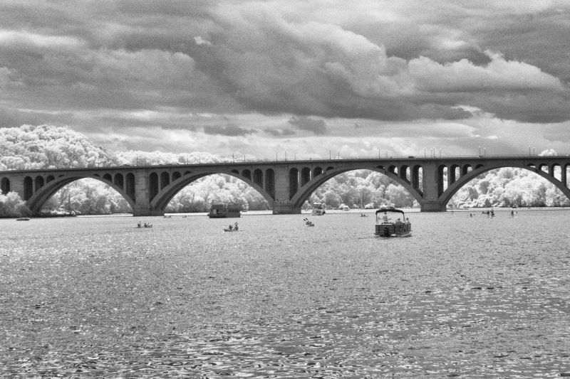 Francis Scott Key Bridge over Potomac River, DC Fine Art Prints