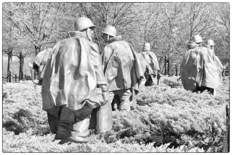 Infrared Image at Korean War Veterans Memorial