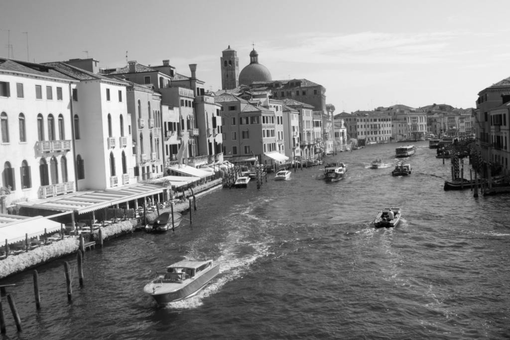 Busy Channel at The Grand Canal