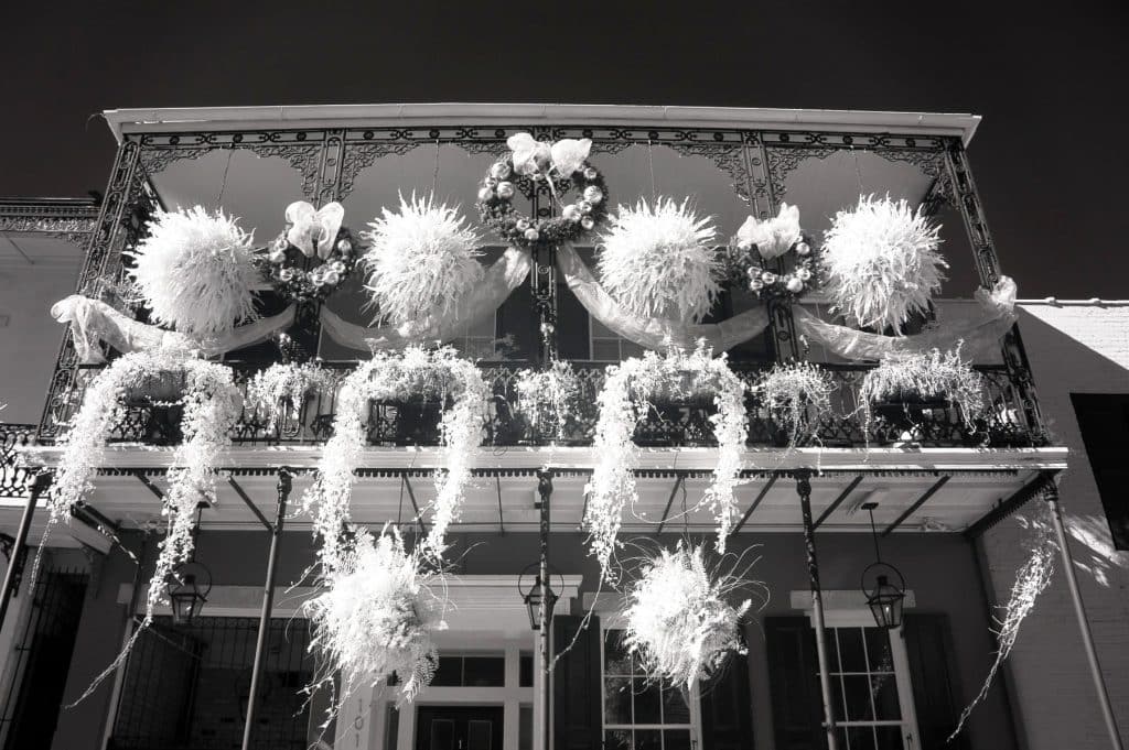 French Quarter Balcony, Louisiana Framed Art Prints
