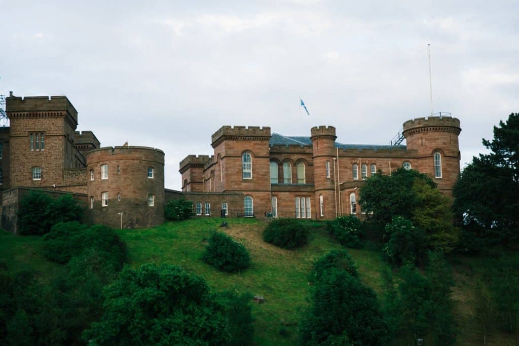 Inverness Castle, Scotland Color Photography