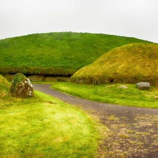 Megalithic Mounds at Knowth, Ireland East Color Photography, Ireland East Framed Photography