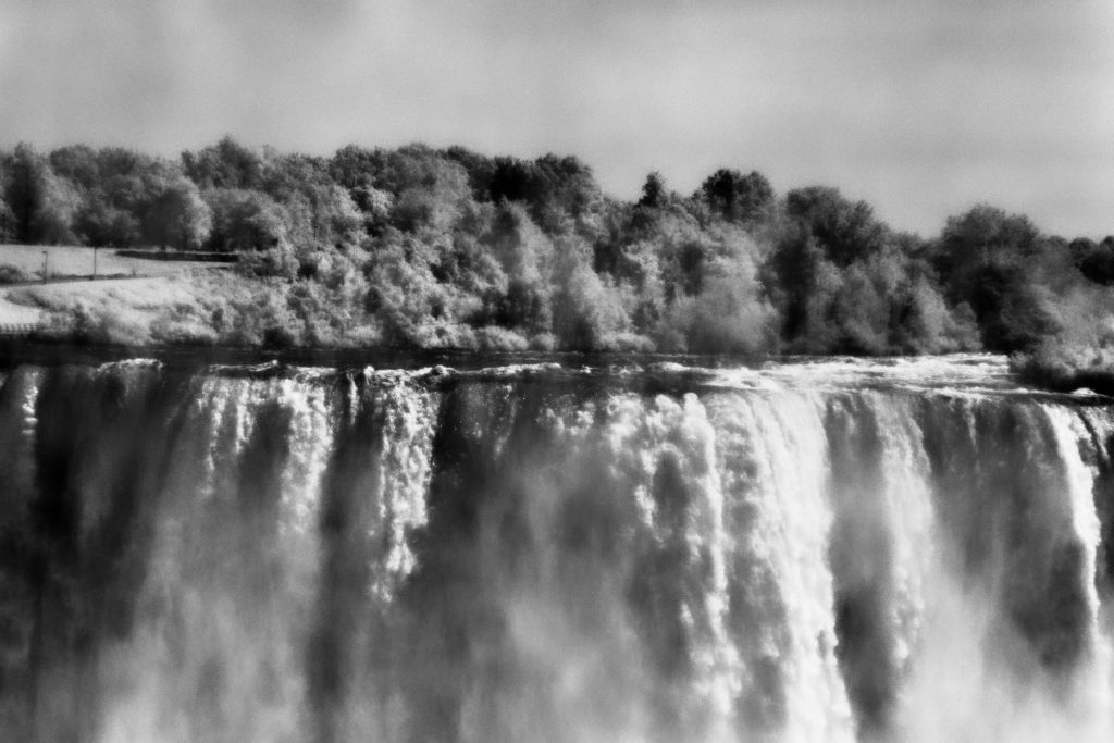Niagara Falls in Infrared, Canada Canvas Art Prints
