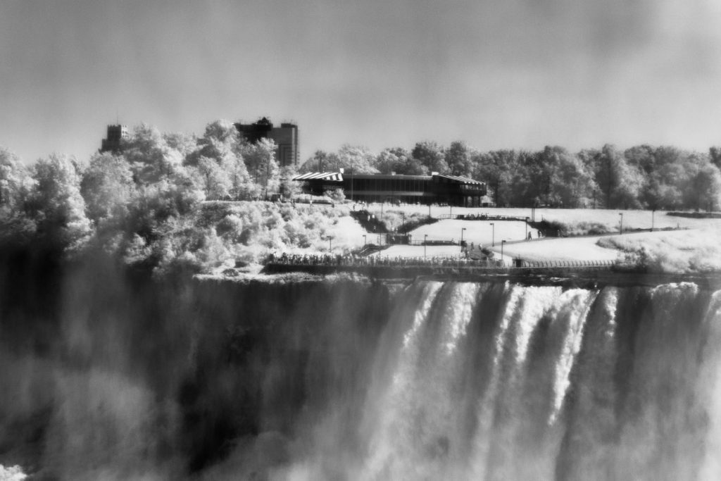 Niagara Falls in Monochrome, Canada Framed Art Prints