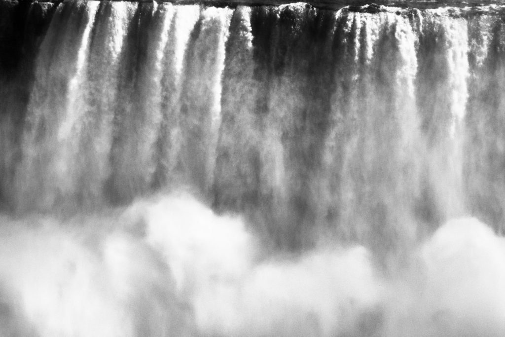 Niagara’s Falling Force, Canada Black and White Prints