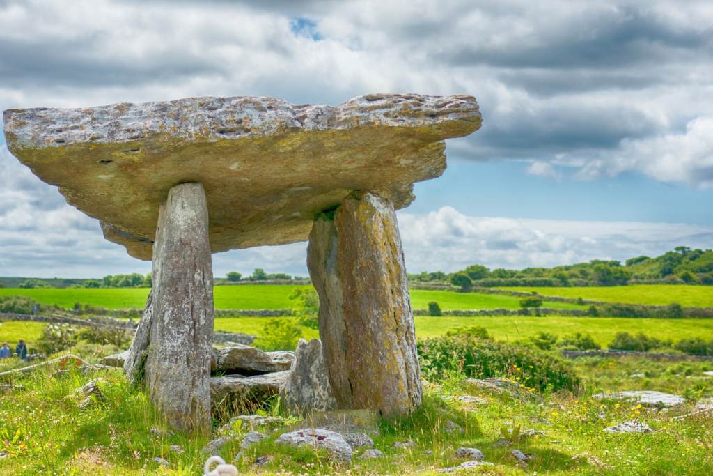 Poulnabrone Dolmen, passage tomb, Ireland SW Canvas Photography, County Clare Color Photos, Ireland Photography