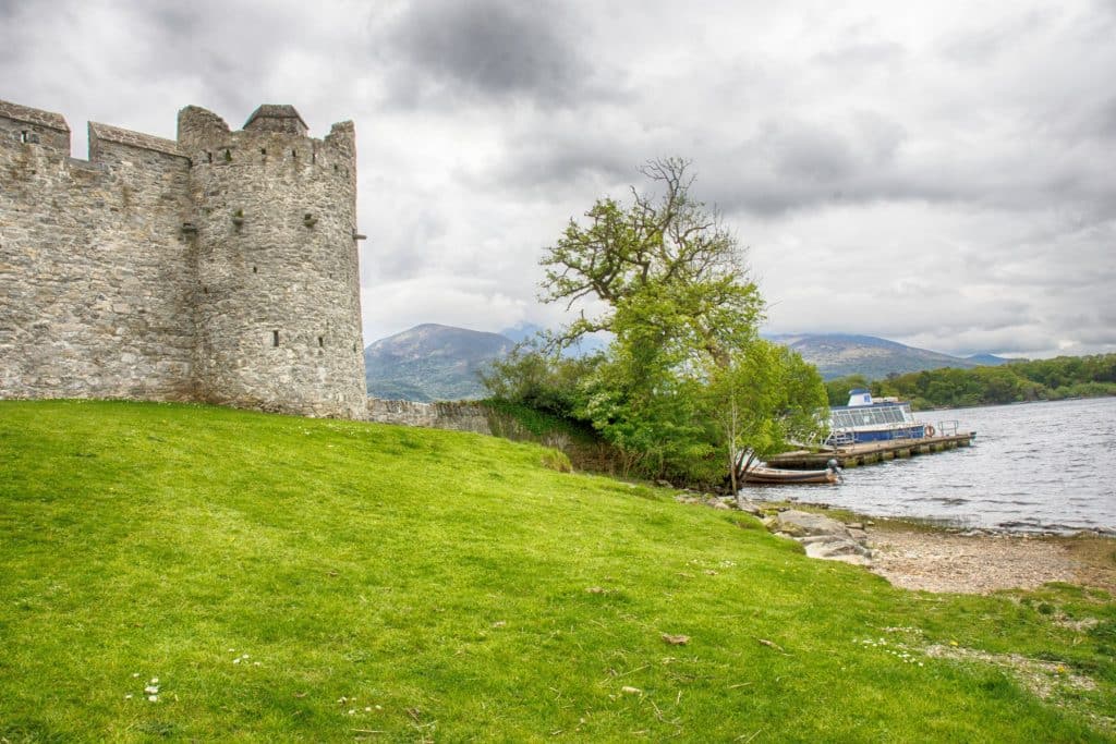 Serene Landscape at Ross Castle