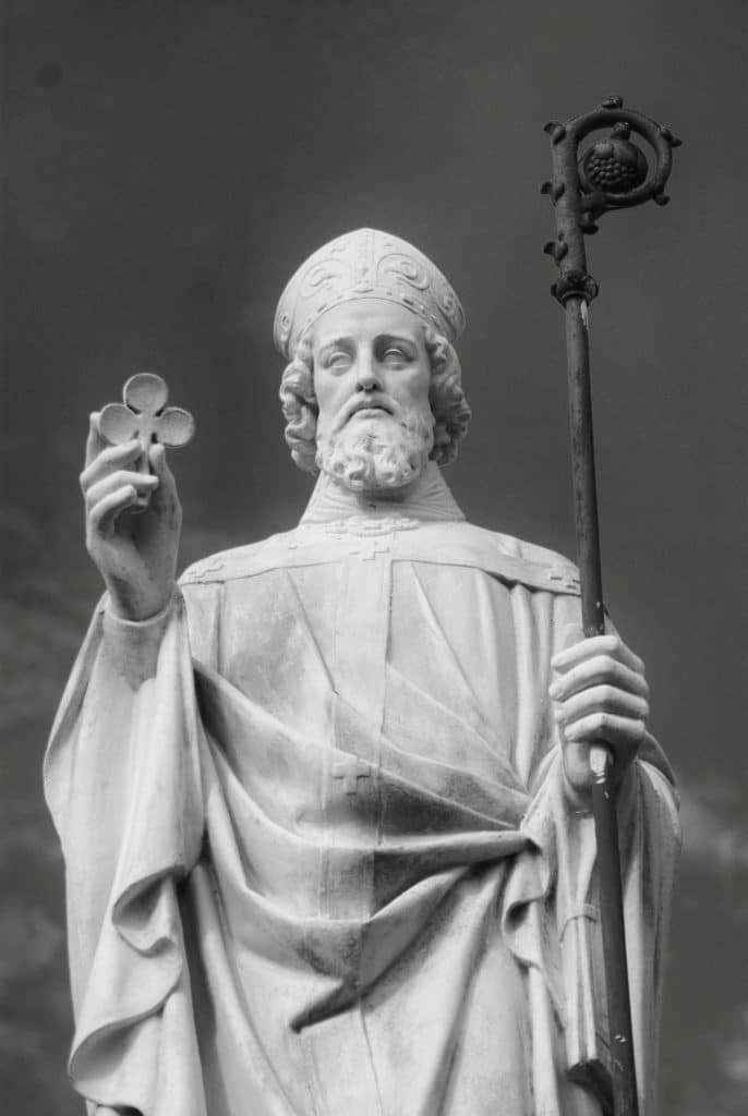 St Patrick Cemetery statue