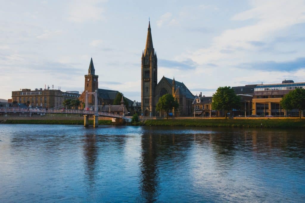 St. Stephen's Church, Inverness, Scotland Color Photography, Scotland Color Framed Prints