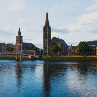 St. Stephen's Church, Inverness, Scotland Color Photography, Scotland Color Framed Prints