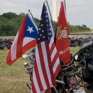 Three Flags, One Purpose Honoring Vietnam Veterans, Washington DC Memorial Day Photography