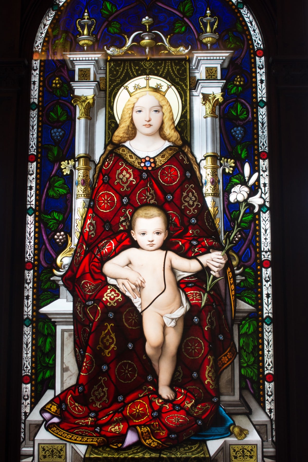 Madonna and Child at Vatican, Italy Color Photography
